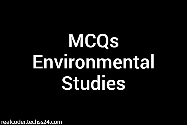 MCQs Environmental Studies