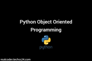 Python Object Oriented Programming