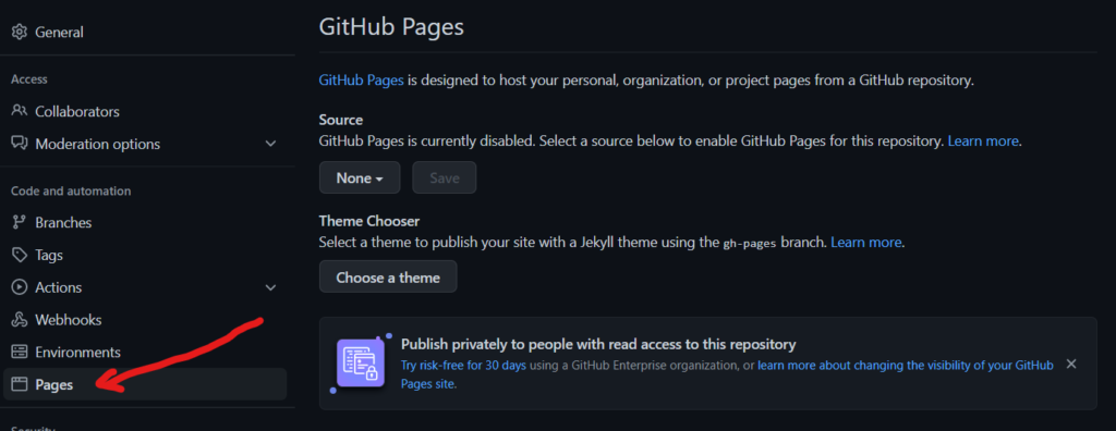 How to publish a site on GitHub Pages 2022