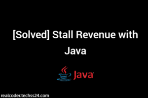 [Solved] Stall Revenue with Java