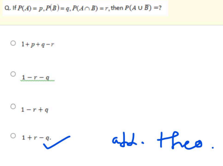 MCQs Probability And Statistics(MTH 302) 50+