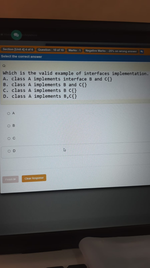 MCQs Java Programming 50+