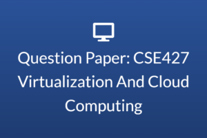 Virtualization And Cloud Computing