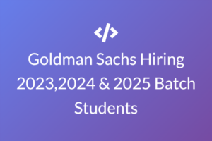 goldman sachs