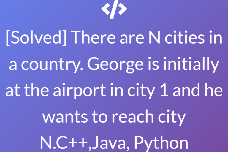 N cities